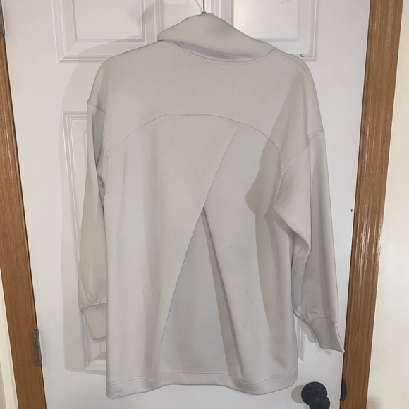 Lululemon athletica Model blend turtleneck tunic bone color cream/white/gray sz4 - Picture 6 of 8